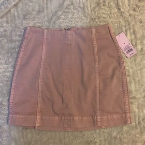 Mini Skirt Light Pink Jean Size 2